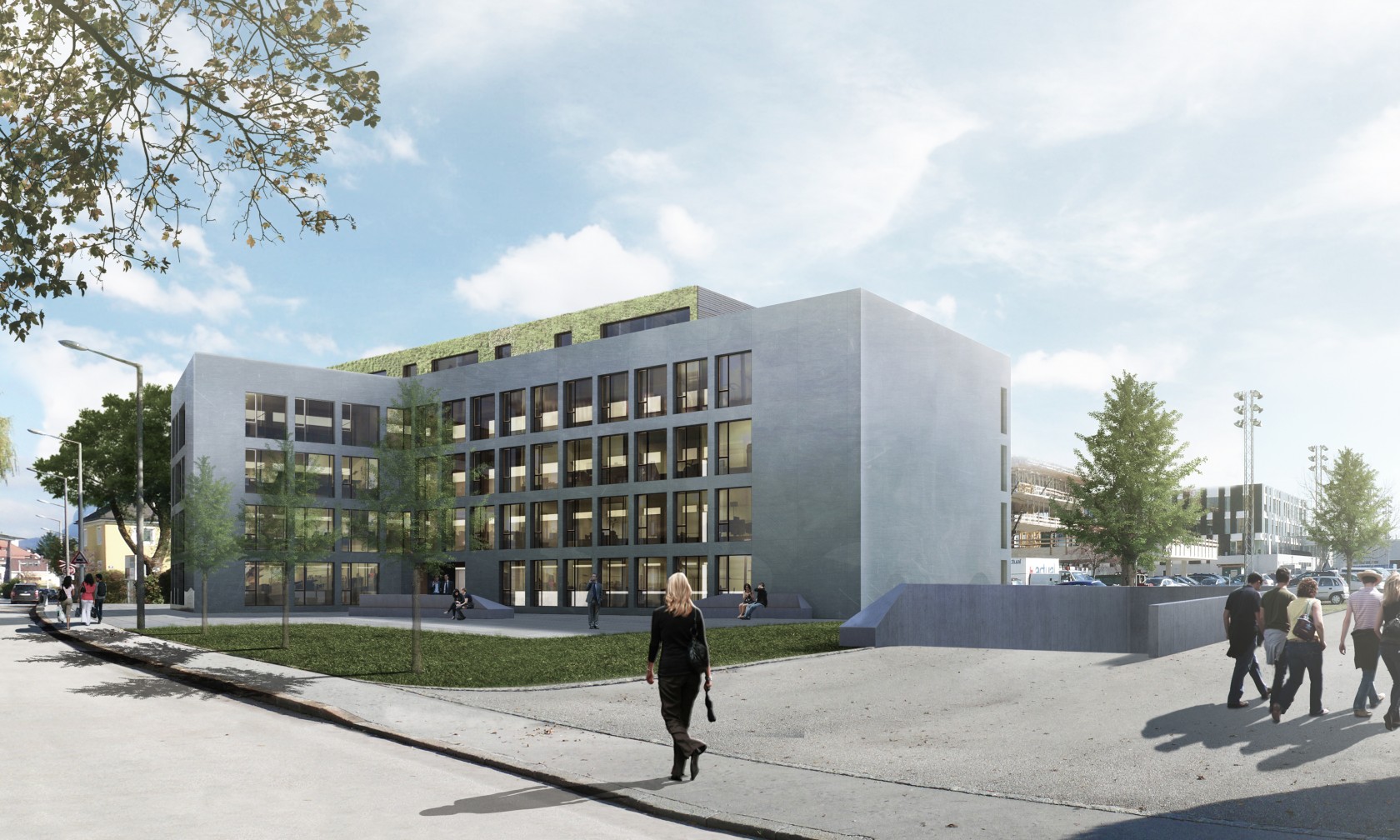 Wettbewerb Bürogebäude Wüstenrot Salzburg